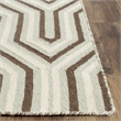Safavieh Dhurries Grey Contemporary Rug - Runner 2'6