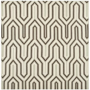 Safavieh Dhurries Grey Contemporary Rug - Square 6'