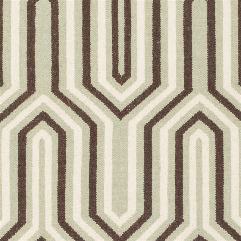 Safavieh Dhurries Grey Contemporary Rug - Square 6'