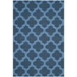 Safavieh Dhurries Ink Contemporary Rug - 4' x 6'