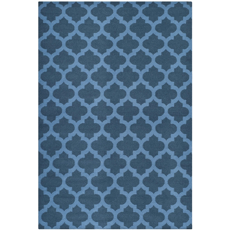 Safavieh Dhurries Ink Contemporary Rug - 6' x 9'