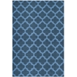 Safavieh Dhurries Ink Contemporary Rug - 6' x 9'