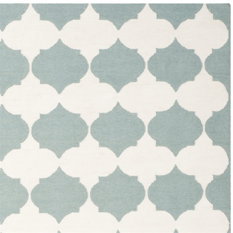 Safavieh Dhurries Blue Contemporary Rug - 8' x 10'