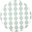 Safavieh Dhurries Blue Contemporary Rug - Round 7'