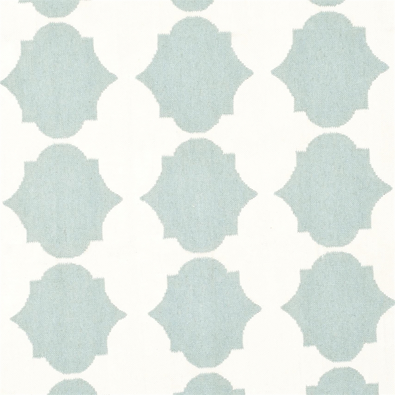Safavieh Dhurries Blue Contemporary Rug - Round 7'