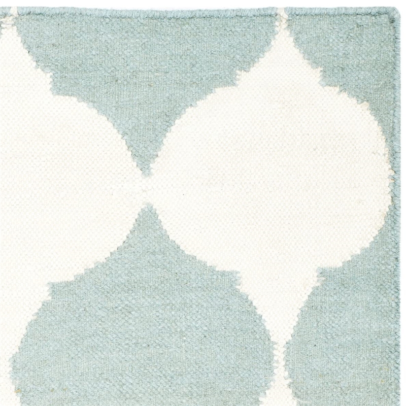 Safavieh Dhurries Blue Contemporary Rug - Runner 2'6