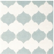 Safavieh Dhurries Blue Contemporary Rug - Square 7'