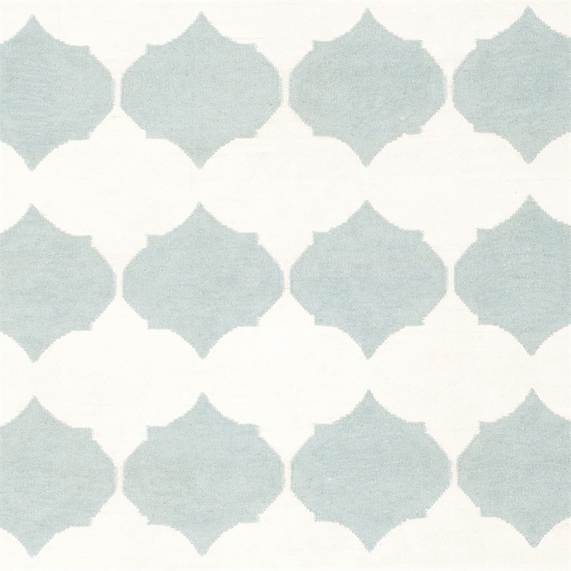 Safavieh Dhurries Blue Contemporary Rug - Square 7'