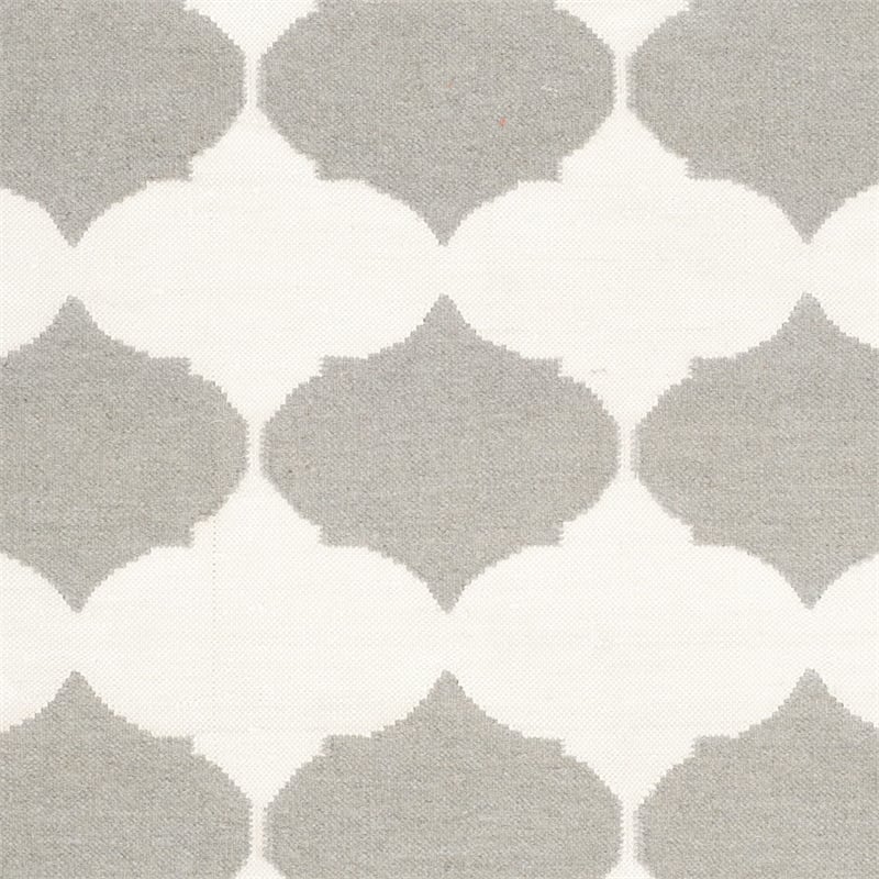 Safavieh Dhurries Grey Contemporary Rug - 4' x 6'