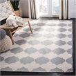Safavieh Dhurries Grey Contemporary Rug - 8' x 10'