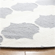 Safavieh Dhurries Grey Contemporary Rug - Round 7'