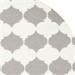 Safavieh Dhurries Grey Contemporary Rug - Round 7'