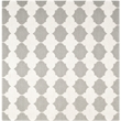 Safavieh Dhurries Grey Contemporary Rug - Square 7'