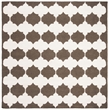 Safavieh Dhurries Brown Contemporary Rug - Square 7'