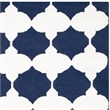 Safavieh Dhurries Navy Contemporary Rug - 6' x 9'