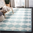 Safavieh Dhurries Navy Contemporary Rug - 9' x 12'