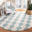 Safavieh Dhurries Navy Contemporary Rug - 9' x 12'