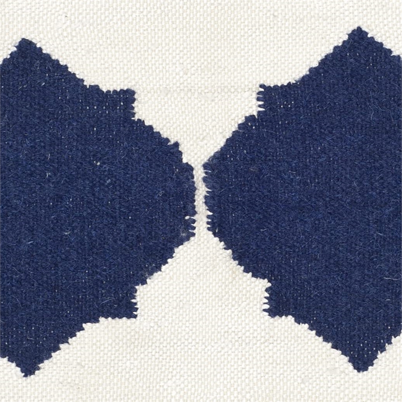 Safavieh Dhurries Navy Contemporary Rug - Runner 2'6