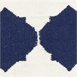 Safavieh Dhurries Navy Contemporary Rug - Runner 2'6