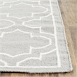 Safavieh Dhurries Grey Contemporary Rug - 2'6