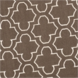 Safavieh Dhurries Brown Contemporary Rug - Round 7'