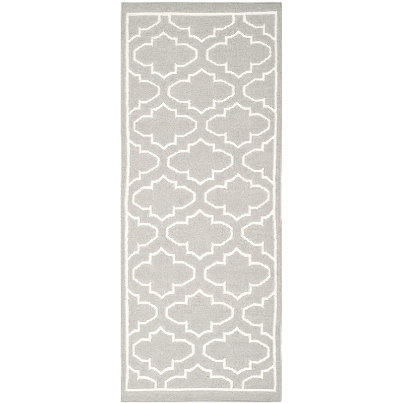 Safavieh Dhurries Navy Contemporary Rug - 2'6