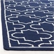 Safavieh Dhurries Navy Contemporary Rug - 3' x 5'