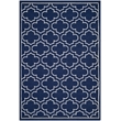Safavieh Dhurries Navy Contemporary Rug - 6' x 9'
