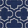 Safavieh Dhurries Navy Contemporary Rug - 6' x 9'