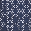 Safavieh Dhurries Navy Contemporary Rug - Round 7'