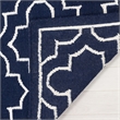 Safavieh Dhurries Navy Contemporary Rug - Runner 2'6