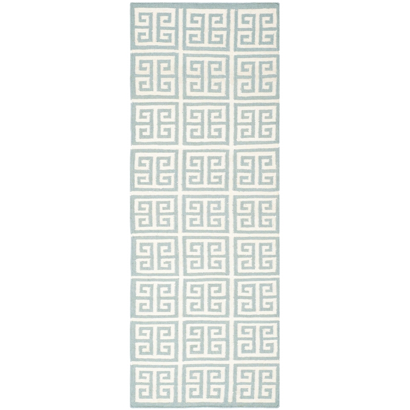 Safavieh Dhurries Blue Contemporary Rug - 2'6