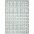 Safavieh Dhurries Blue Contemporary Rug - 6' x 9'