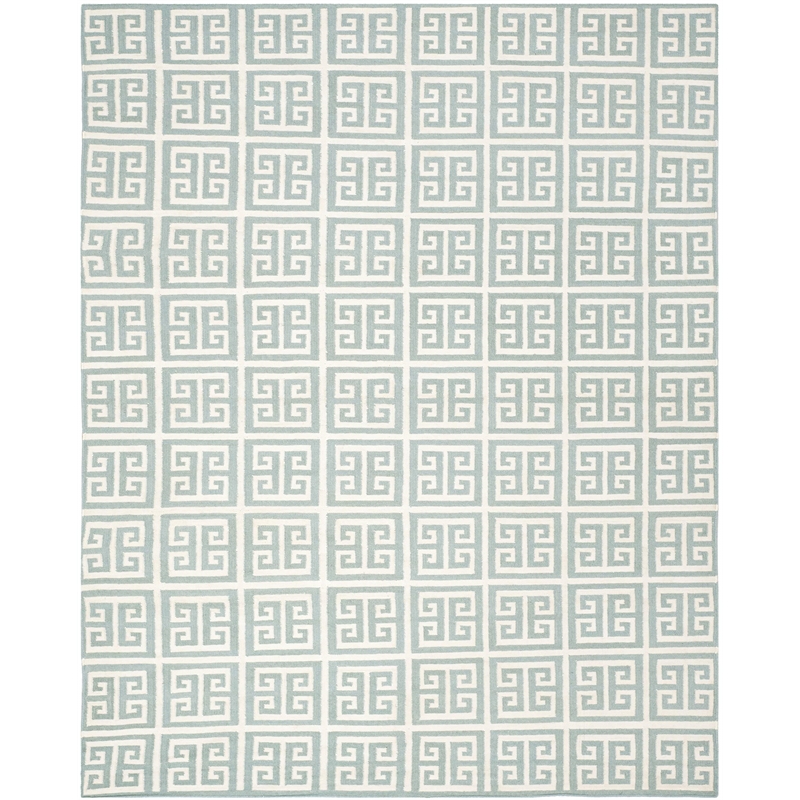 Safavieh Dhurries Blue Contemporary Rug - 8' x 10'