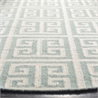 Safavieh Dhurries Blue Contemporary Rug - Round 7'