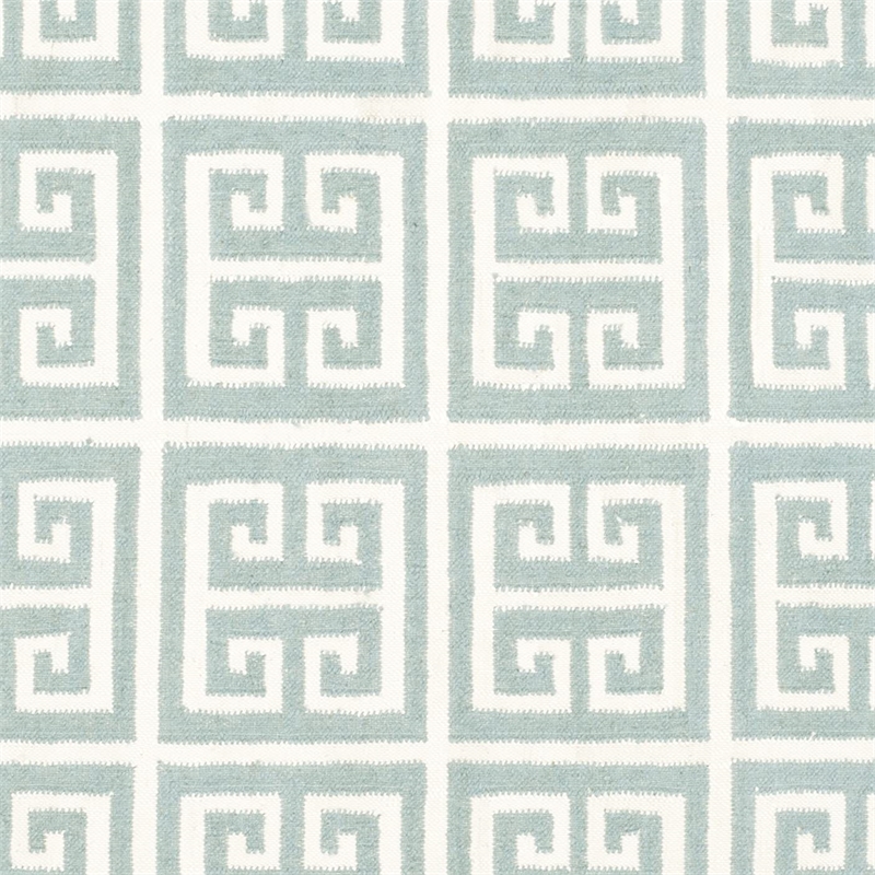 Safavieh Dhurries Blue Contemporary Rug - Round 7'