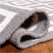 Safavieh Dhurries Grey Contemporary Rug - 4' x 6'