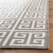 Safavieh Dhurries Grey Contemporary Rug - 8' x 10'