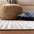 Safavieh Dhurries Grey Contemporary Rug - 8' x 10'