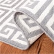 Safavieh Dhurries Grey Contemporary Rug - 8' x 10'