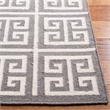 Safavieh Dhurries Grey Contemporary Rug - 9' x 12'