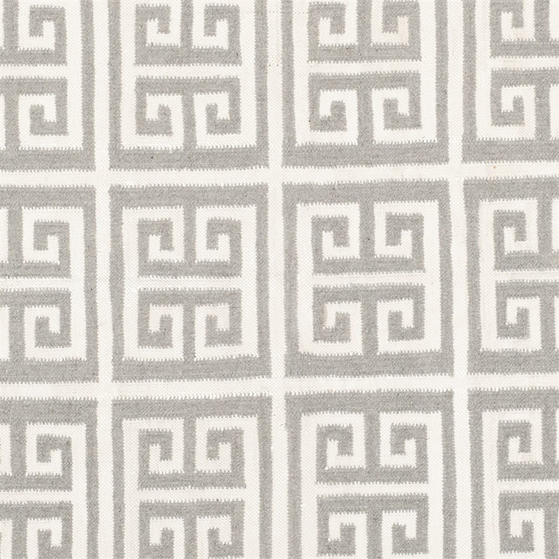 Safavieh Dhurries Grey Contemporary Rug - Round 7'