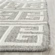 Safavieh Dhurries Grey Contemporary Rug - Runner 2'6
