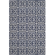 Safavieh Dhurries Navy Contemporary Rug - 3' x 5'