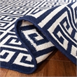 Safavieh Dhurries Navy Contemporary Rug - 5' x 8'