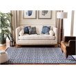 Safavieh Dhurries Navy Contemporary Rug - 8' x 10'