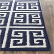 Safavieh Dhurries Navy Contemporary Rug - 8' x 10'