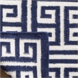 Safavieh Dhurries Navy Contemporary Rug - 8' x 10'
