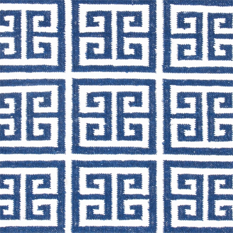 Safavieh Dhurries Navy Contemporary Rug - 10' x 14'