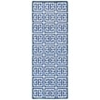 Safavieh Dhurries Navy Contemporary Rug - Runner 2'6